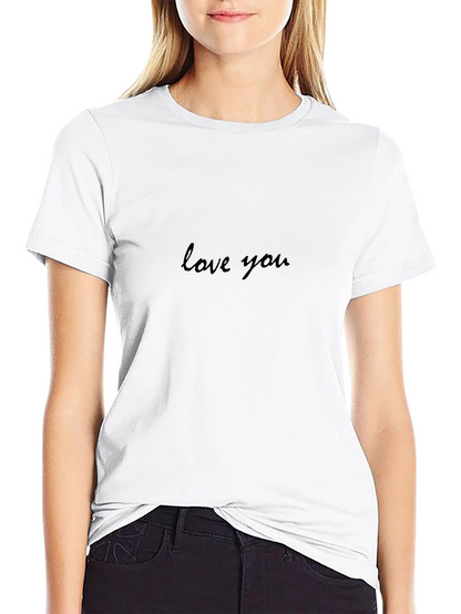 Love You Black T-Shirt