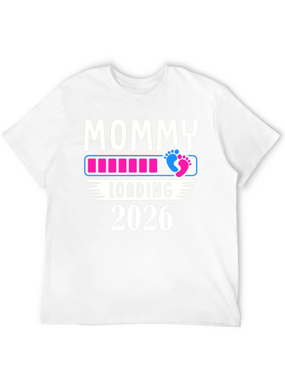 Mommy Loading 2026 T-Shirt Pregnancy Announcement