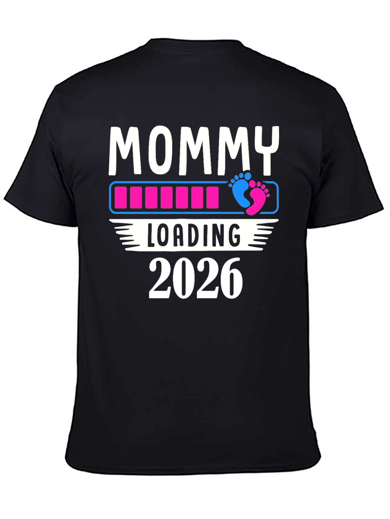 Mommy Loading 2026 T-Shirt Pregnancy Announcement