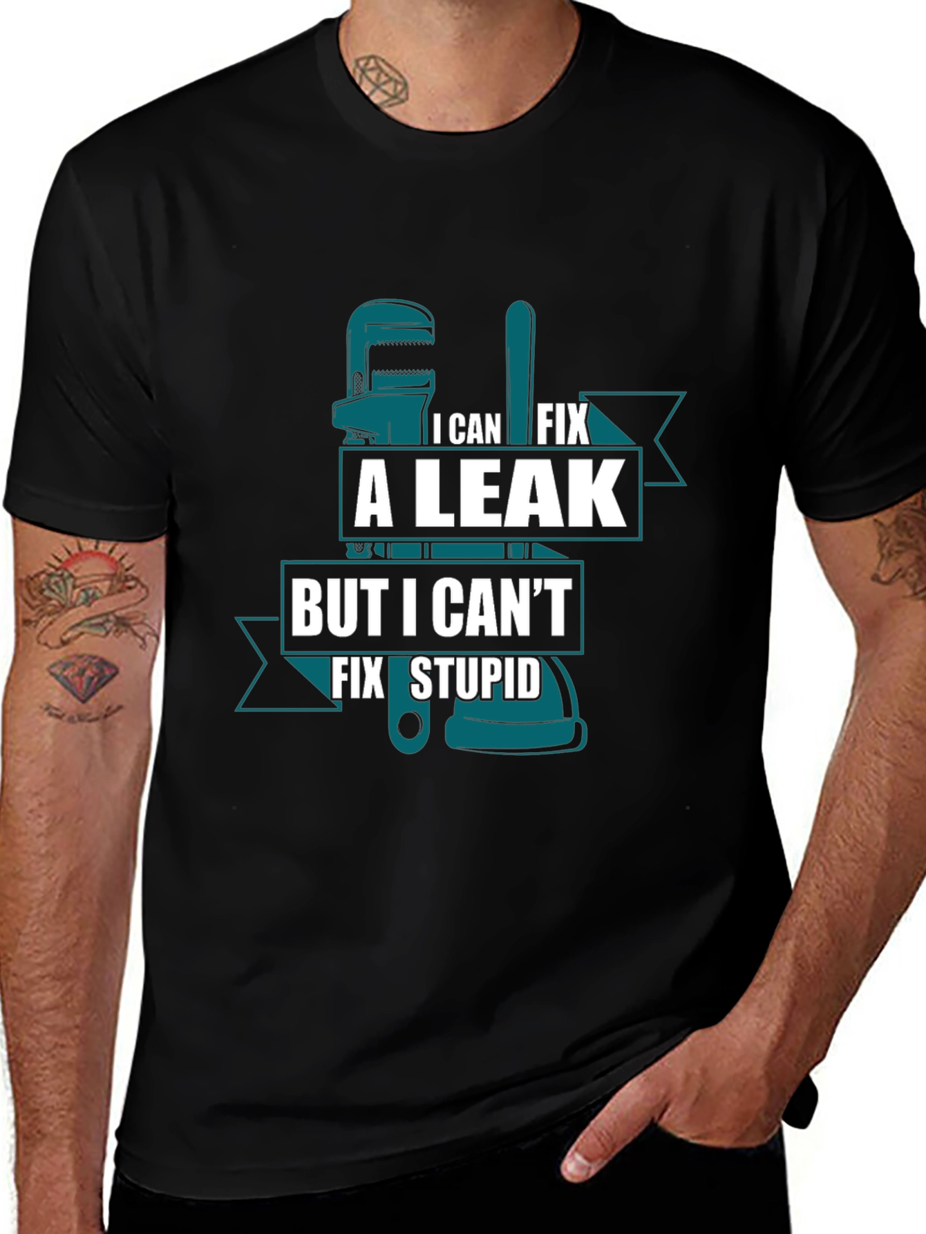 I Can Fix A Leak Funny Plumber T-Shirt