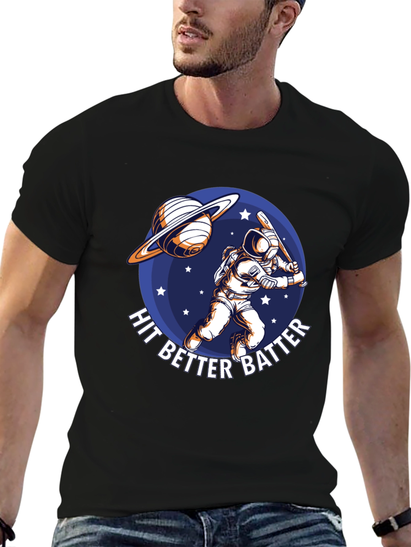 Hit Better Batter Graphic T-Shirt