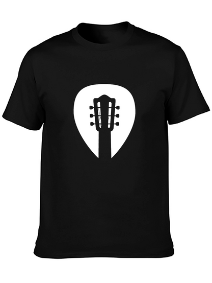 Guitar Pick Graphic Tee - Classic Black