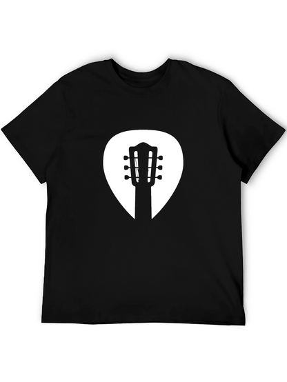 Guitar Pick Graphic Tee - Classic Black