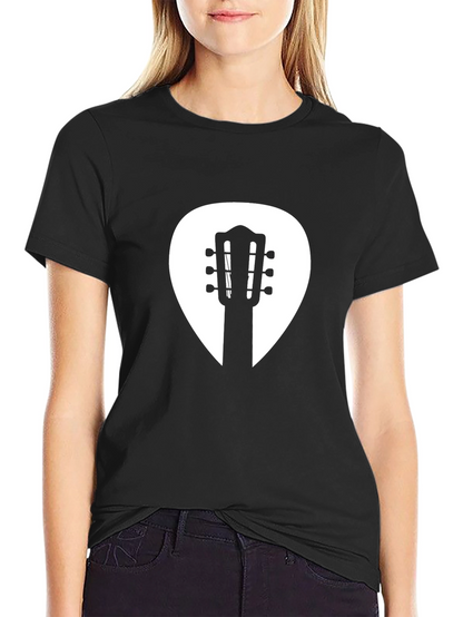 Guitar Pick Graphic Tee - Classic Black