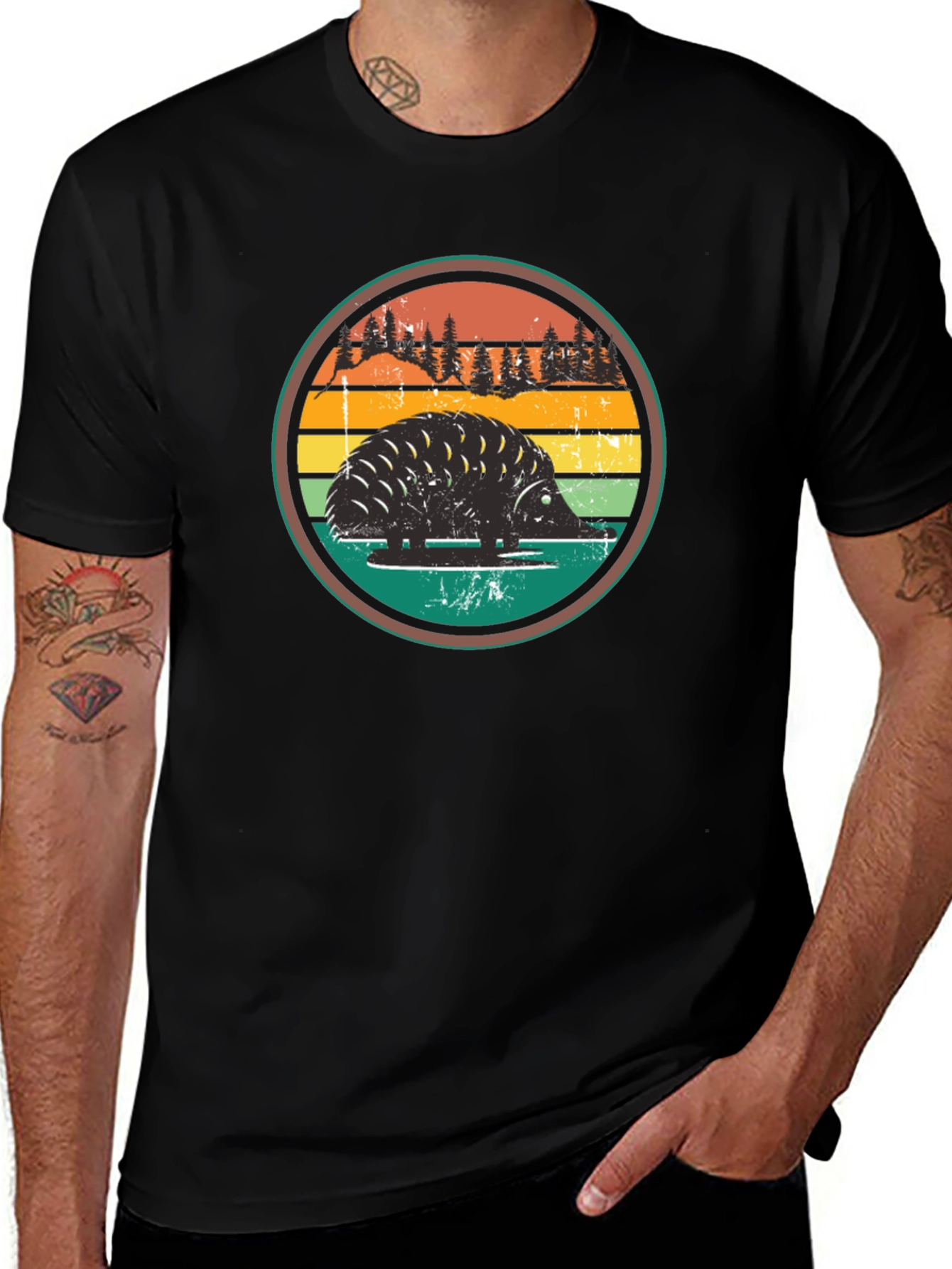 Retro Hedgehog T-Shirt