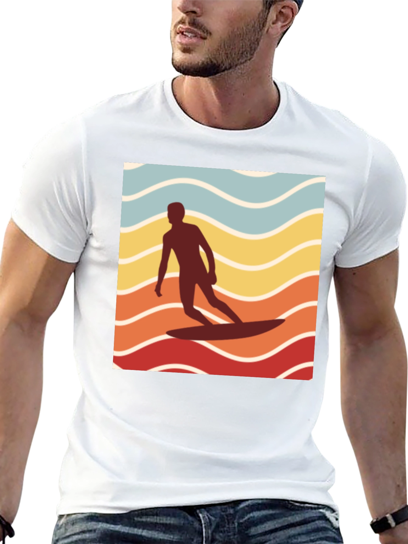 Retro Surfer Graphic Tee