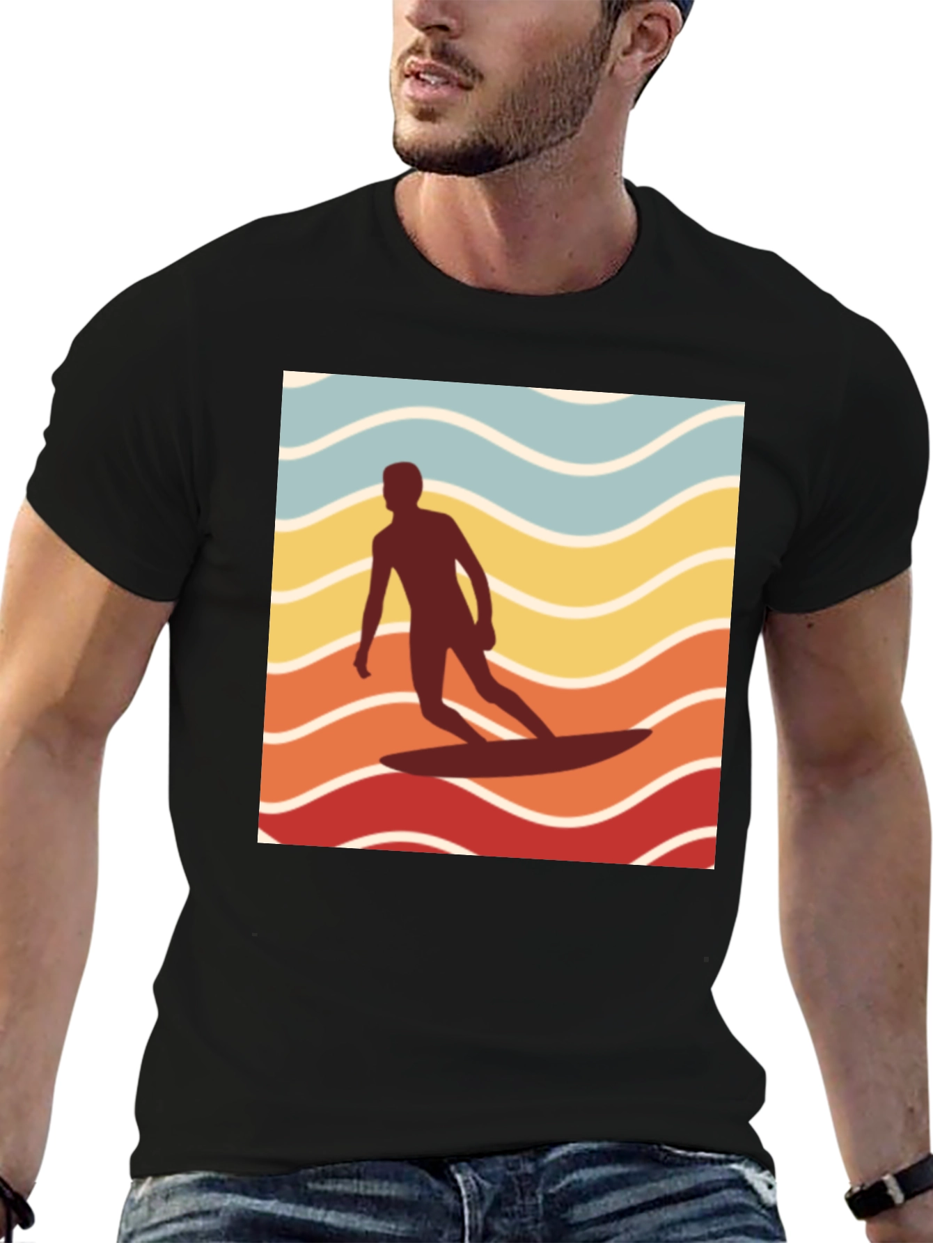 Retro Surfer Graphic Tee
