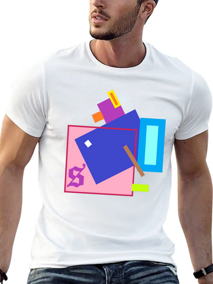 Geometric Art Black T-Shirt