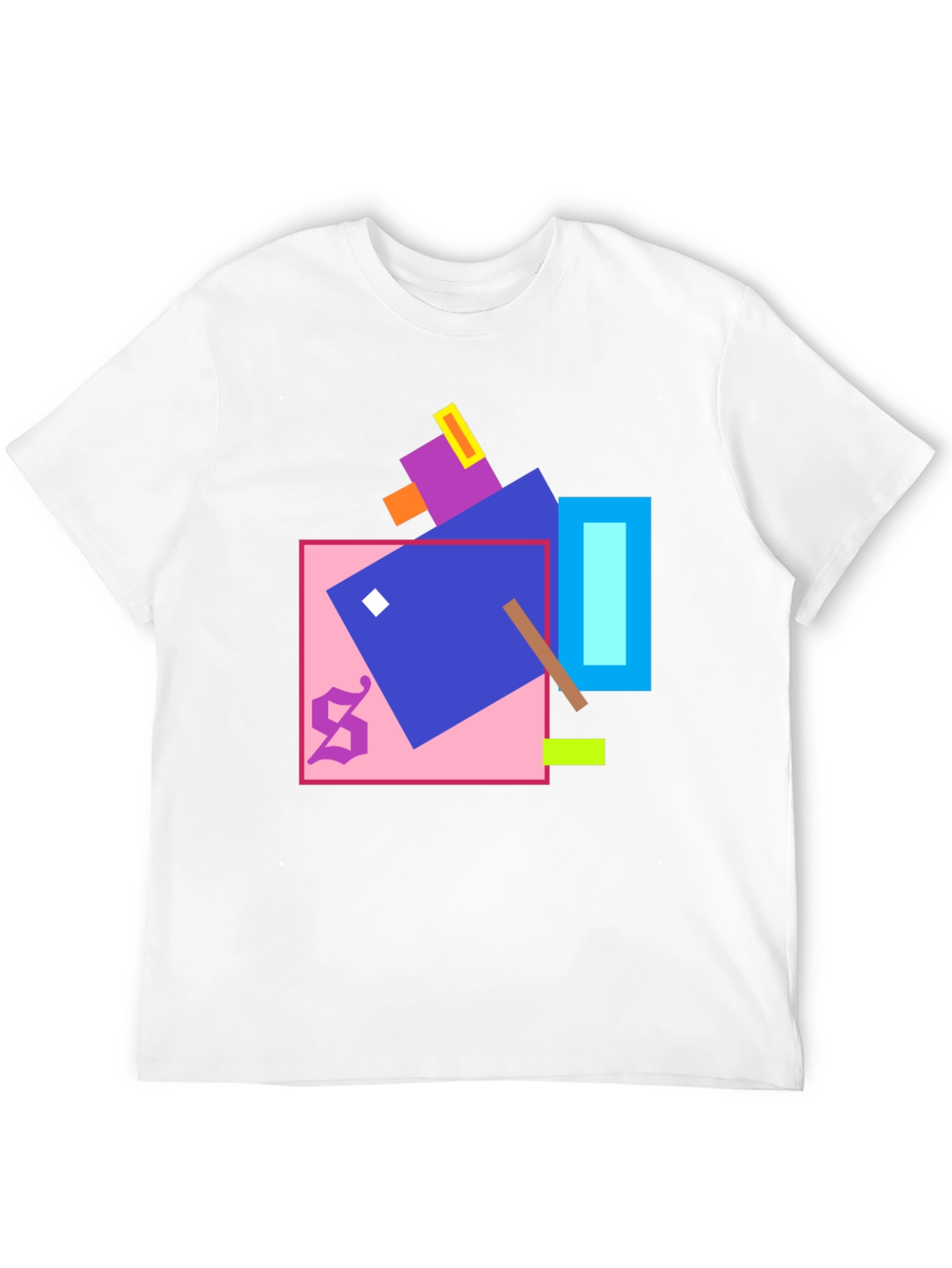 Geometric Art Black T-Shirt