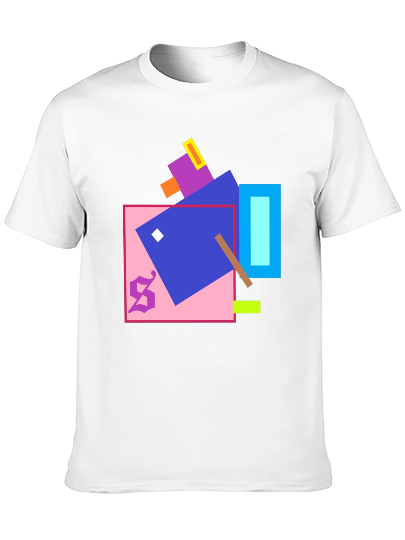 Geometric Art Black T-Shirt