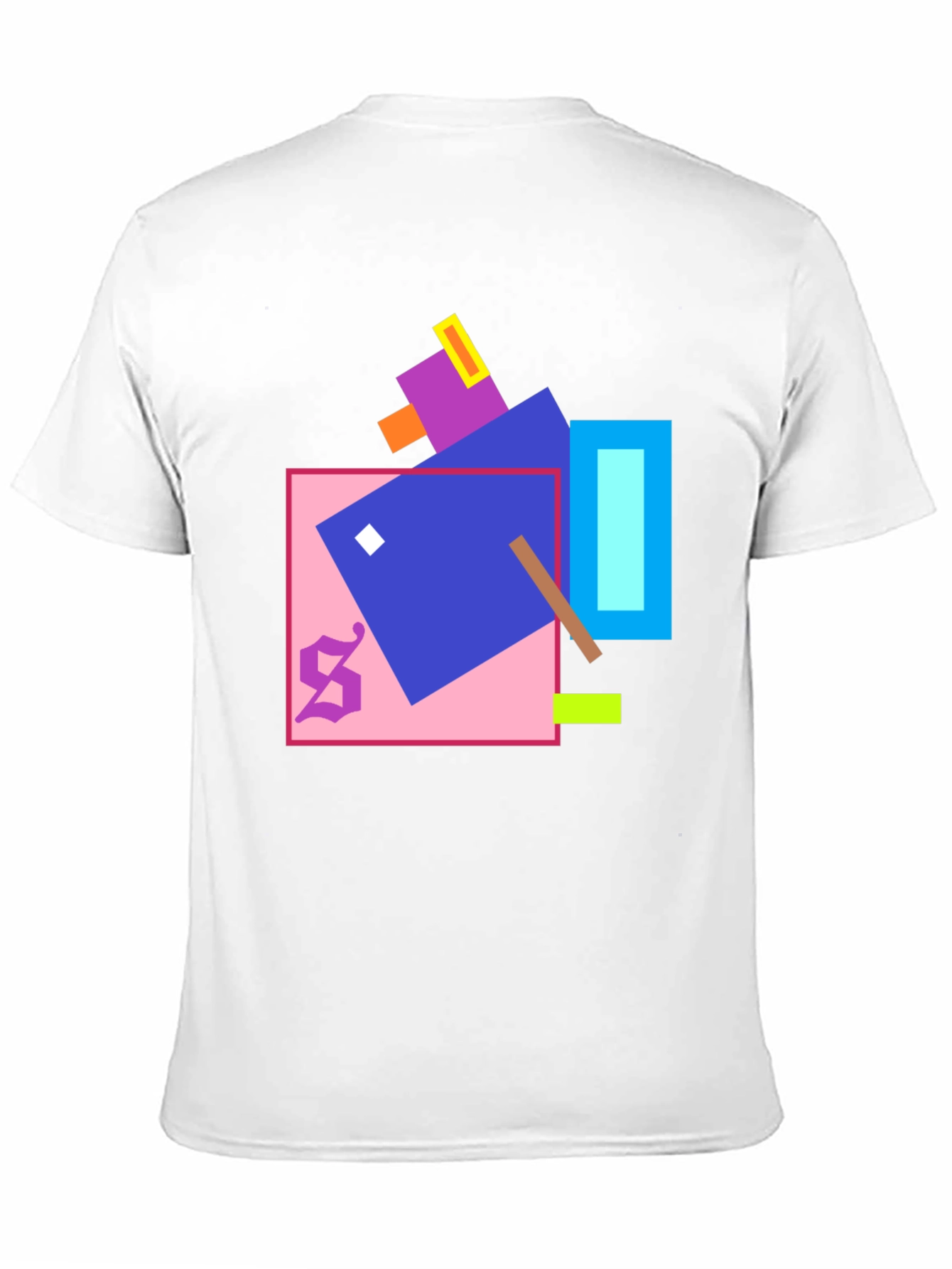 Geometric Art Black T-Shirt