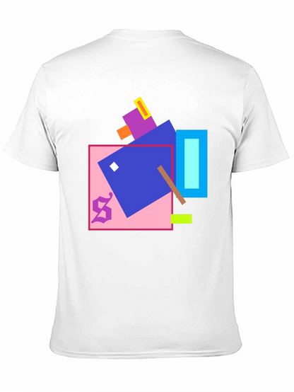 Geometric Art Black T-Shirt