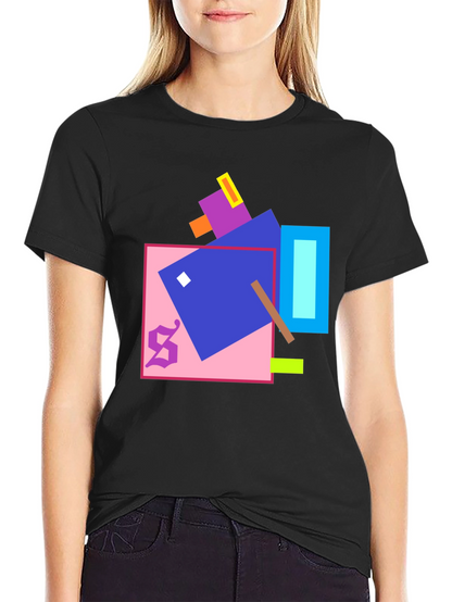 Geometric Art Black T-Shirt