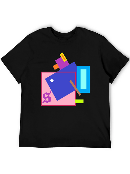 Geometric Art Black T-Shirt
