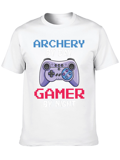Archery by Day Gamer by Night T-Shirt