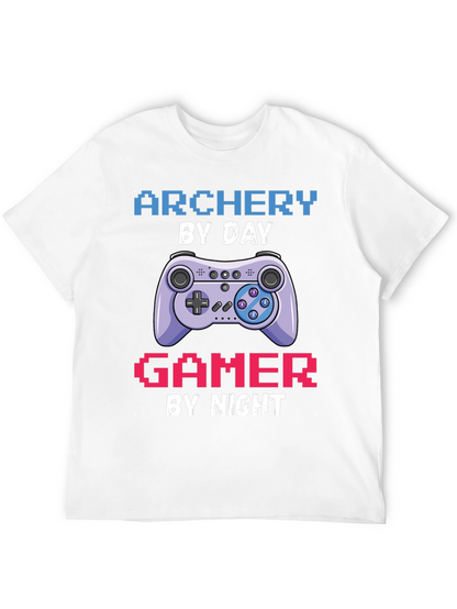 Archery by Day Gamer by Night T-Shirt