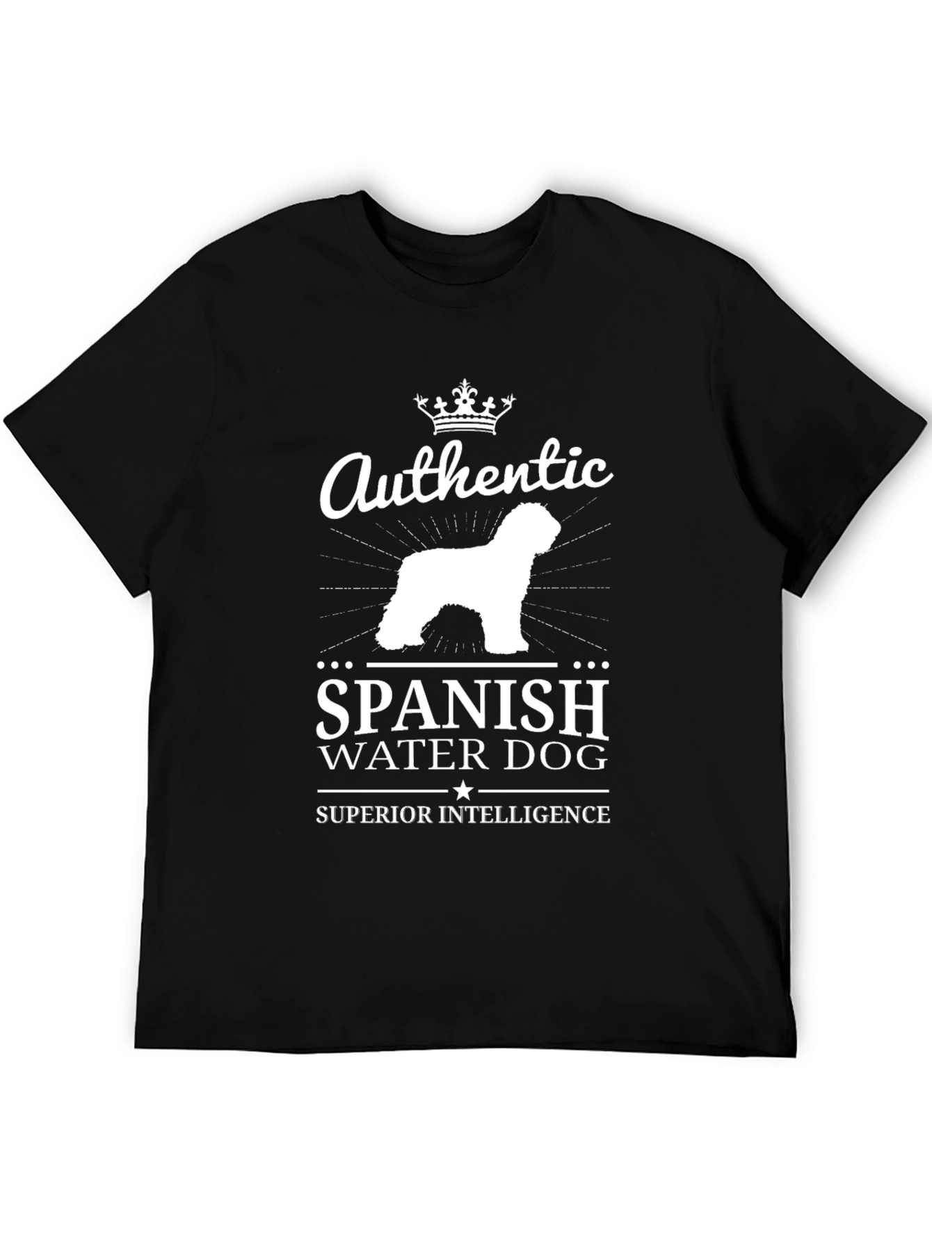 Authentic Spanish Water Dog T-Shirt Superior Intelligence