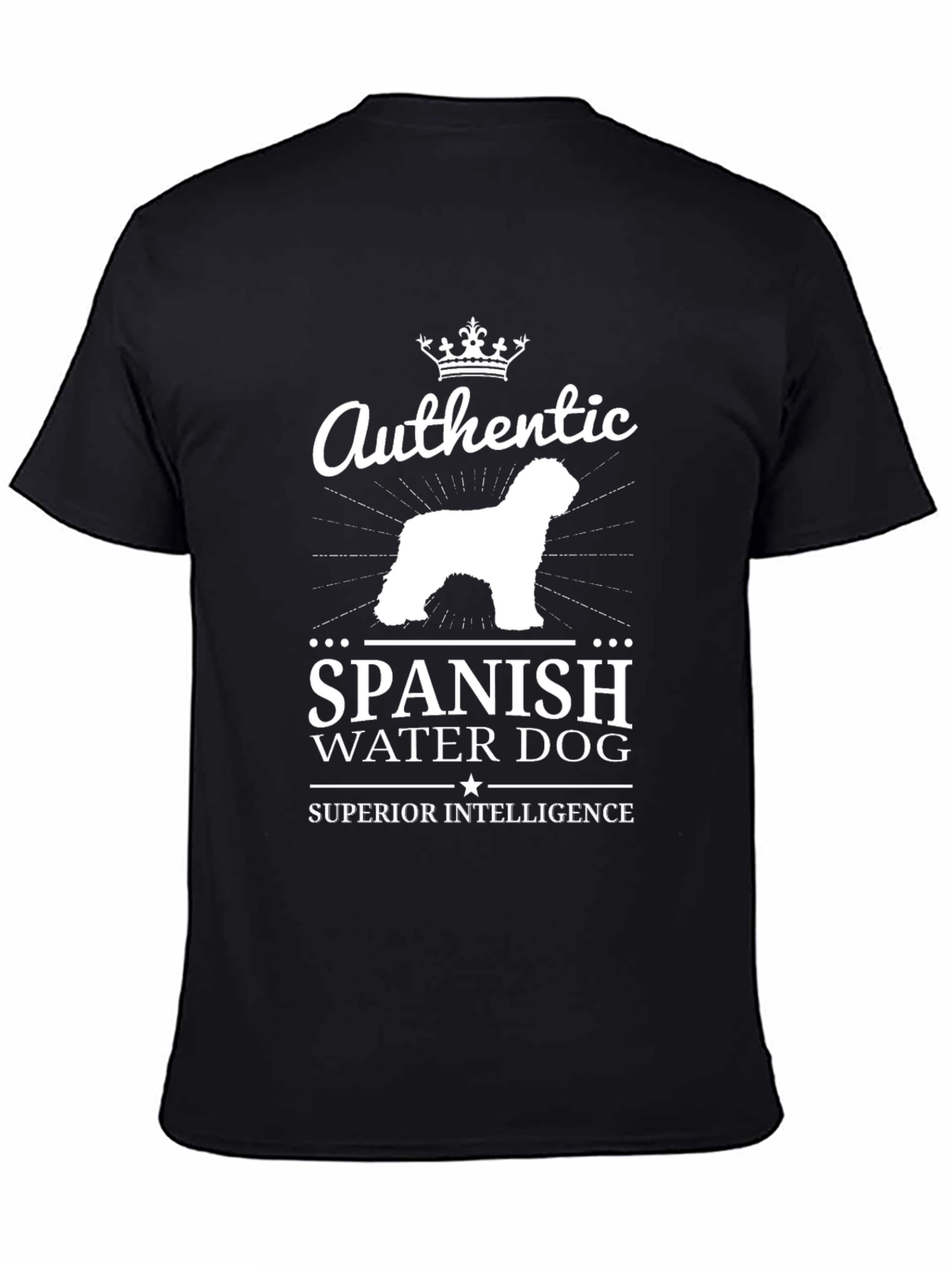 Authentic Spanish Water Dog T-Shirt Superior Intelligence