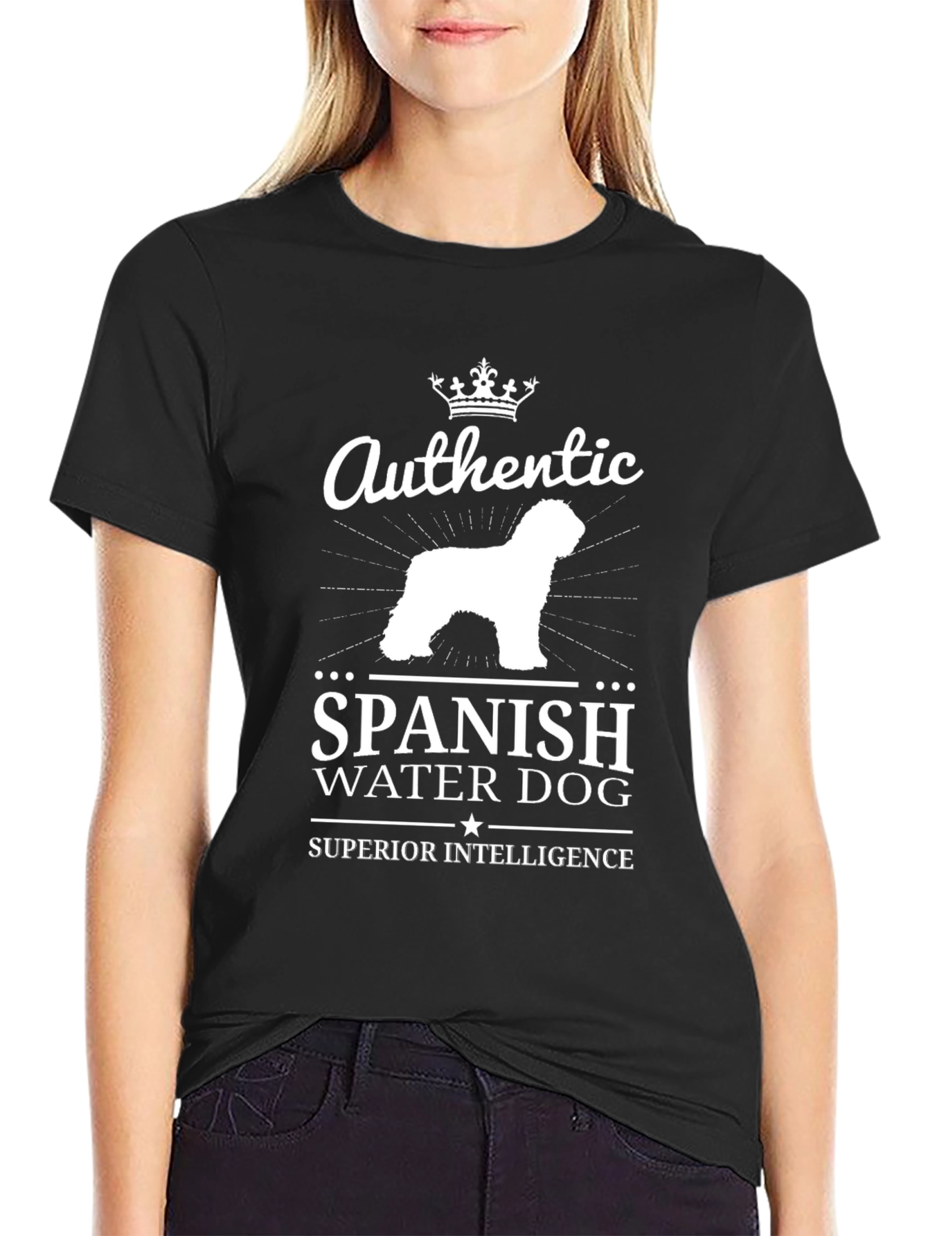 Authentic Spanish Water Dog T-Shirt Superior Intelligence