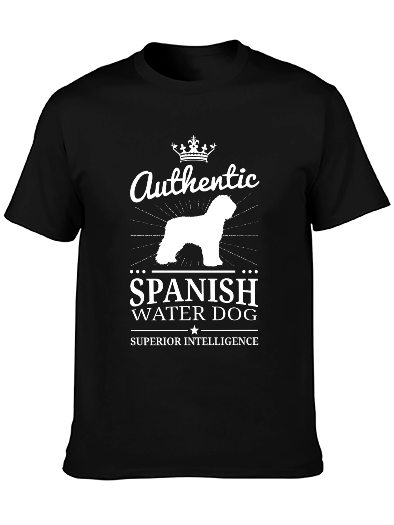 Authentic Spanish Water Dog T-Shirt Superior Intelligence