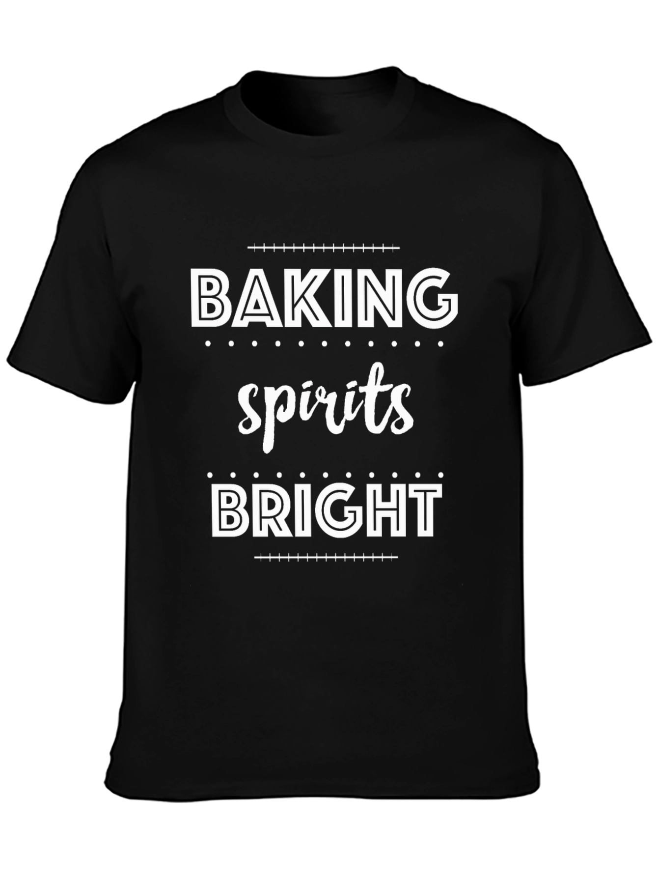 Baking Spirits Bright Graphic Tee - Black