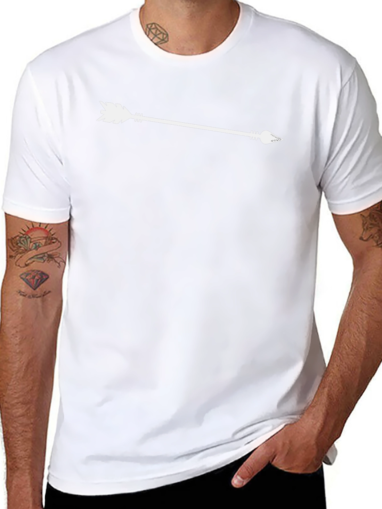 Arrow Graphic Black T-Shirt