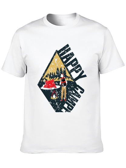 Happy Camper Graphic Tee - Adventure Awaits!