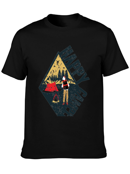 Happy Camper Graphic Tee - Adventure Awaits!