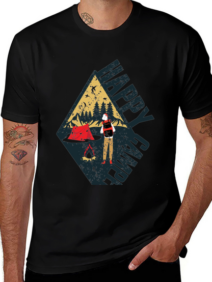 Happy Camper Graphic Tee - Adventure Awaits!
