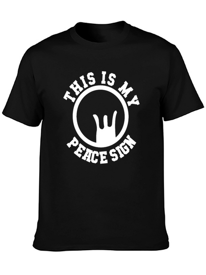 This is My Peace Sign T-Shirt - Rock On!