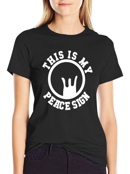 This is My Peace Sign T-Shirt - Rock On!