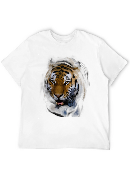 Tiger Graphic Black T-Shirt - Mens