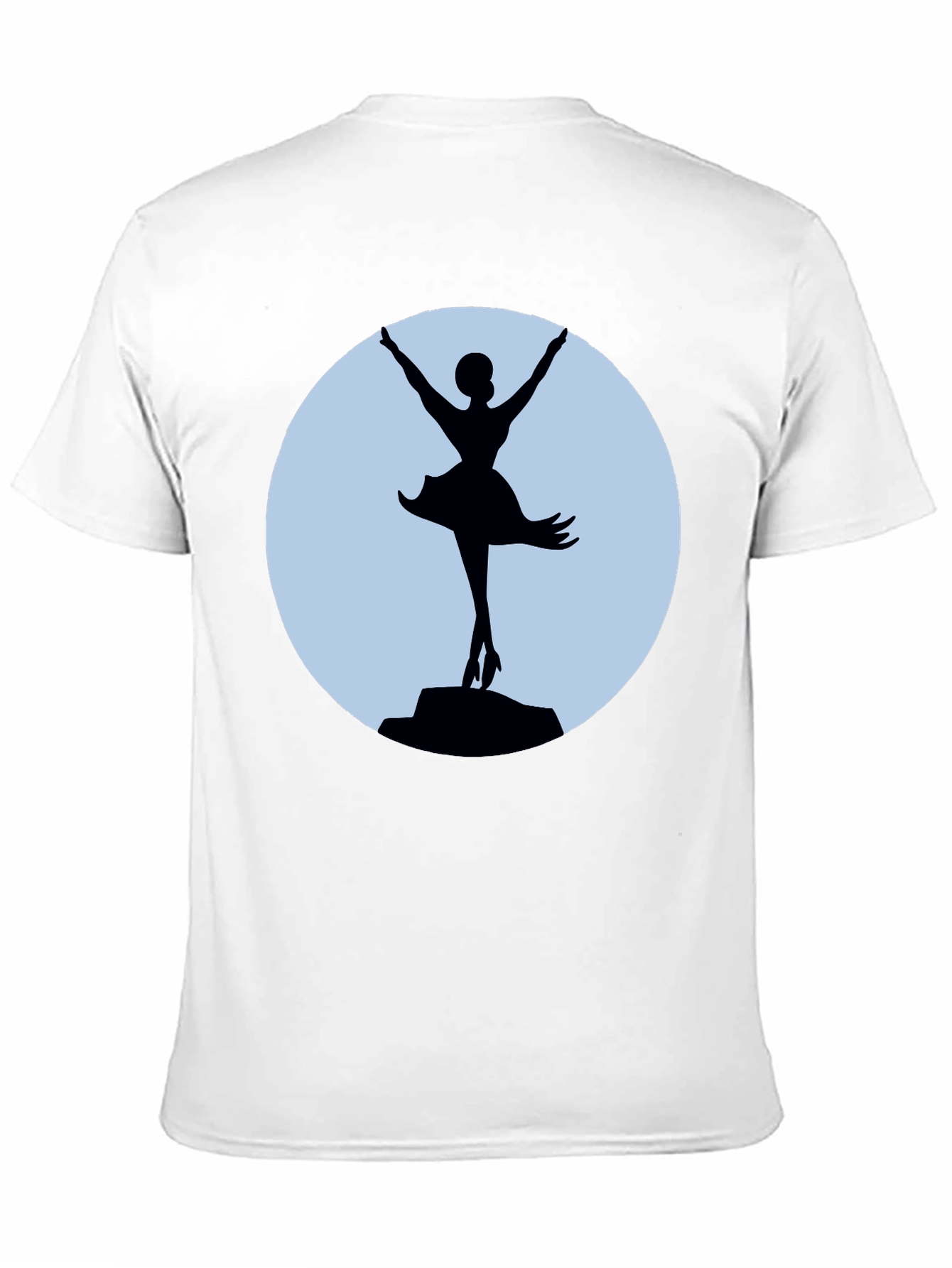 Ballerina Silhouette T-Shirt - Elegant Dance Tee