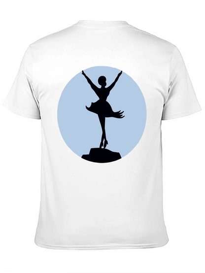 Ballerina Silhouette T-Shirt - Elegant Dance Tee