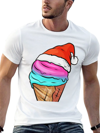 Festive Ice Cream Cone T-Shirt