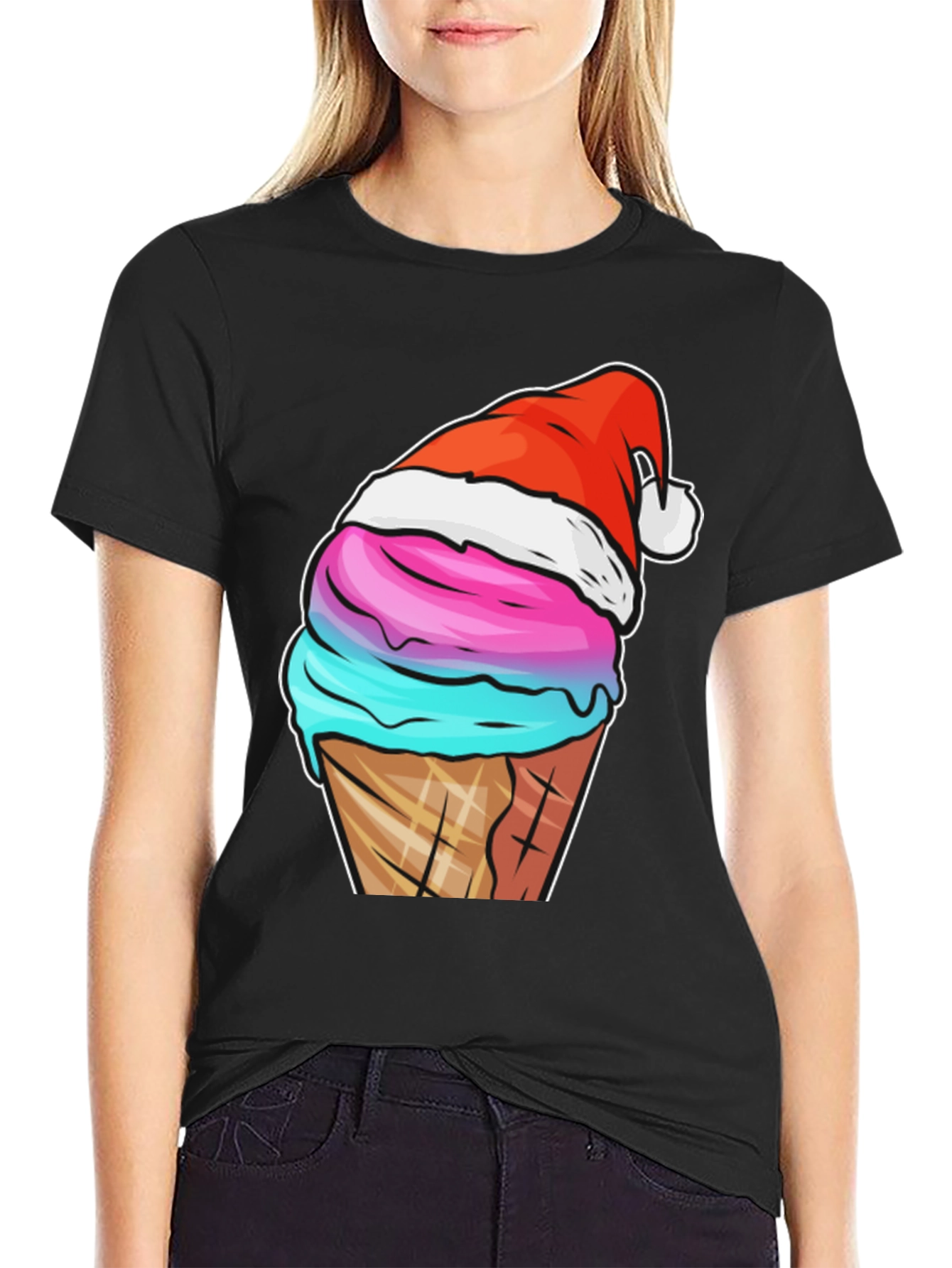 Festive Ice Cream Cone T-Shirt