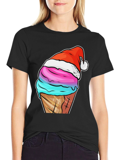 Festive Ice Cream Cone T-Shirt