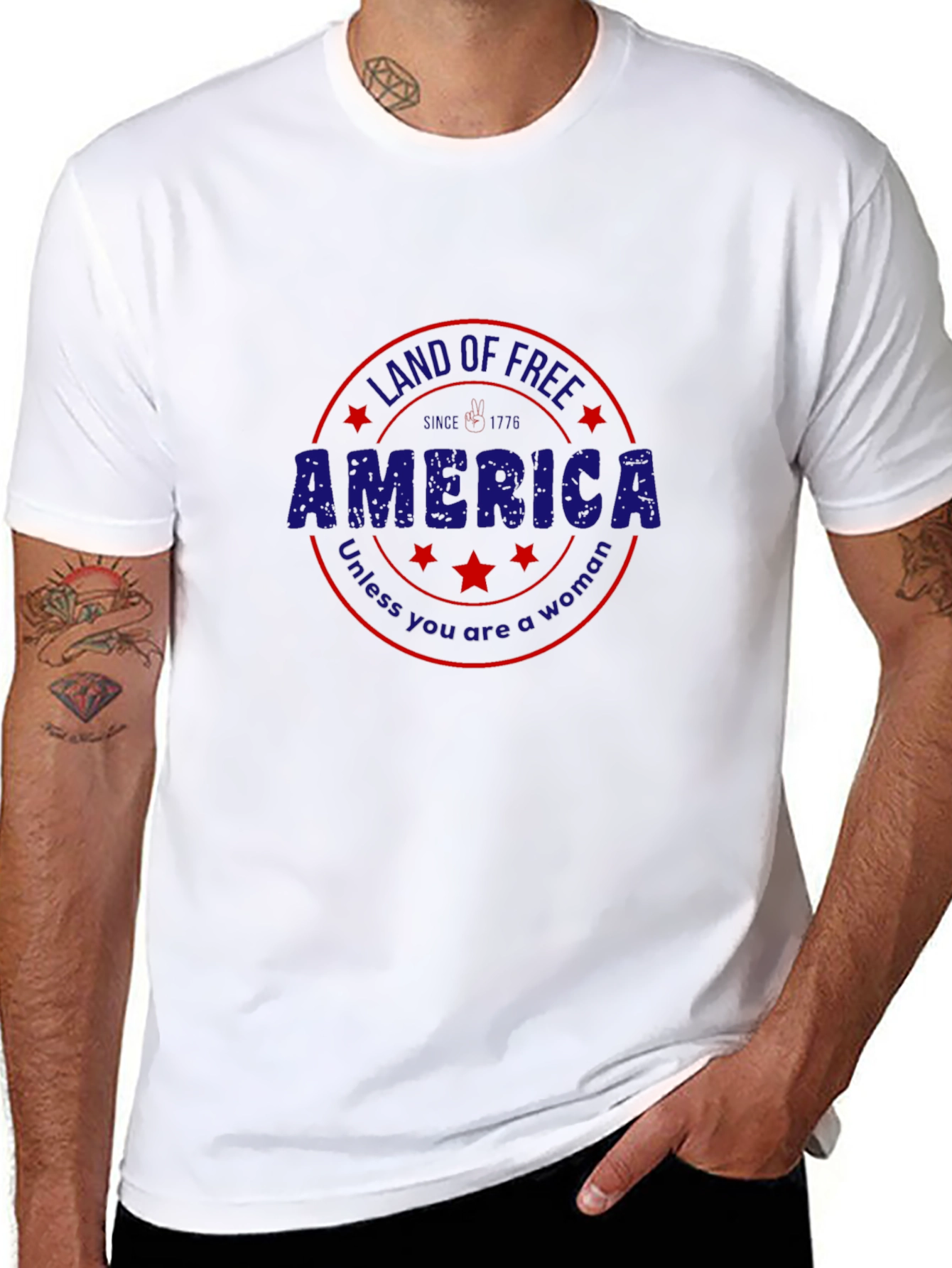 America Land of Free Graphic Tee
