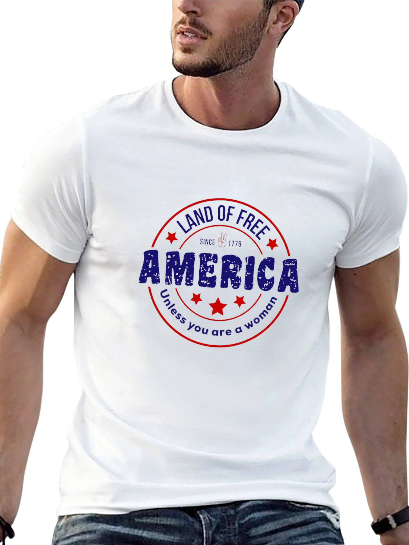 America Land of Free Graphic Tee