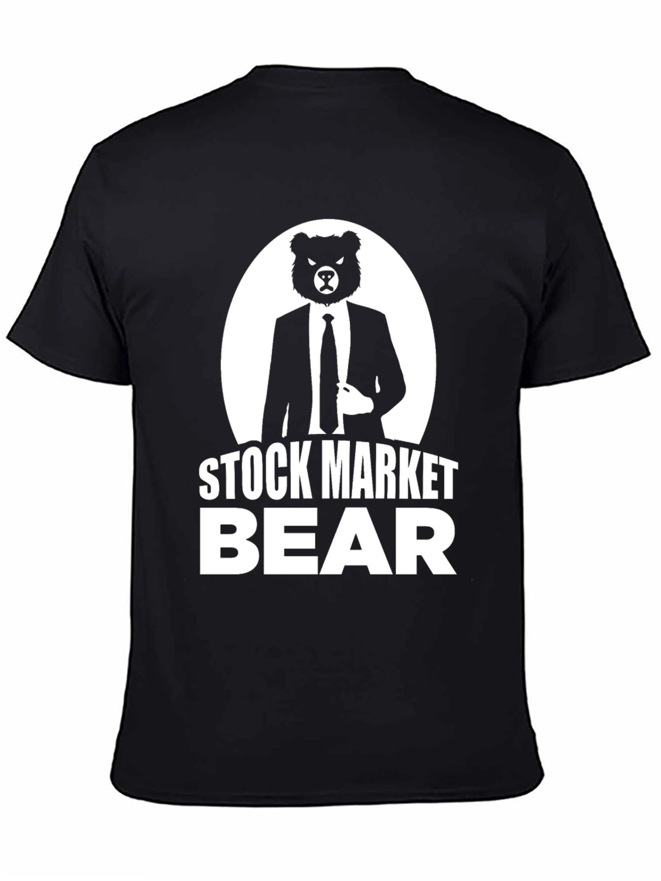 Stock Market Bear Graphic T-Shirt