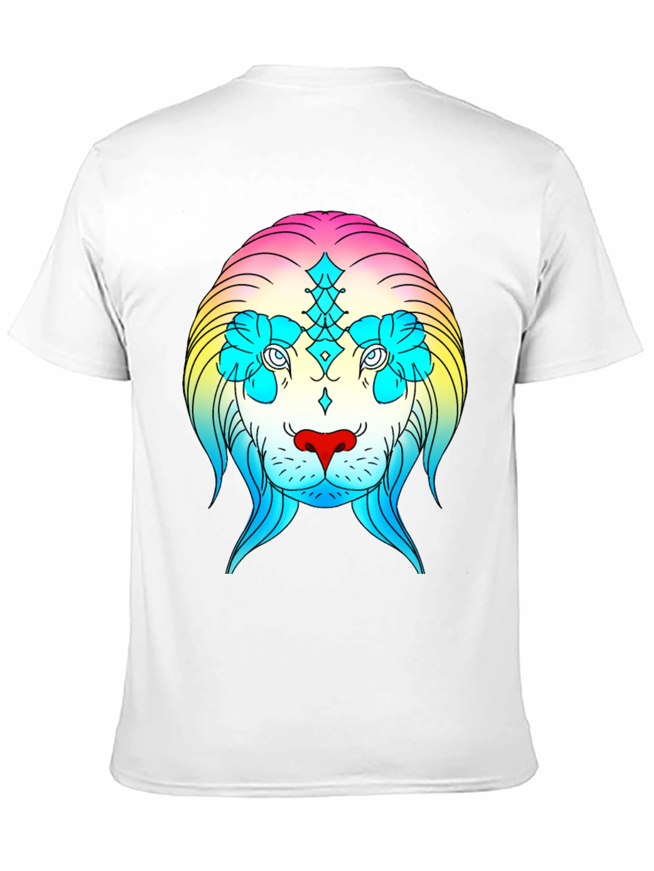Rainbow Lion Graphic Tee - Stylish Streetwear