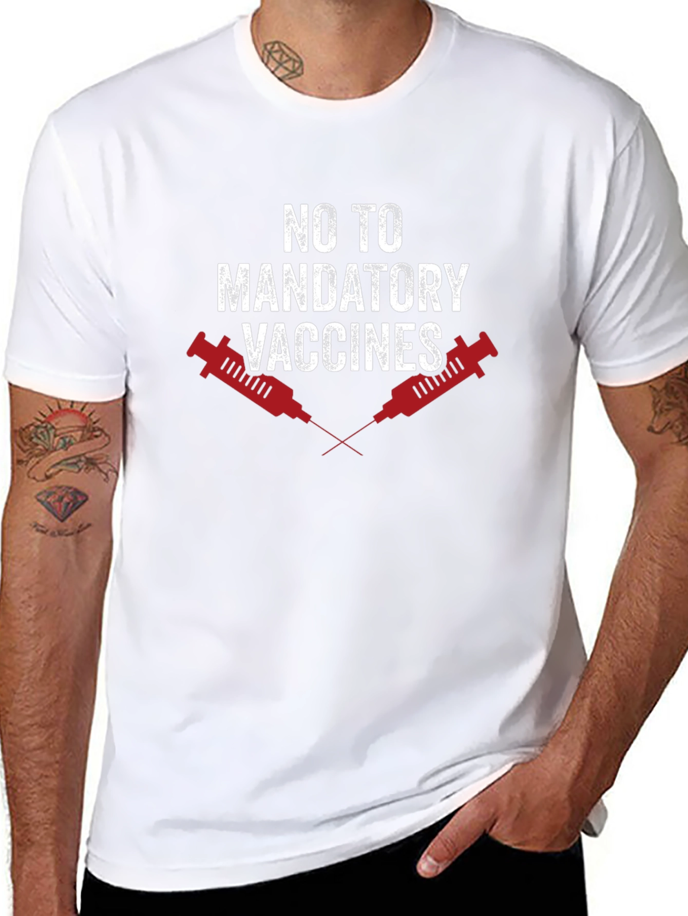 No Mandatory Vaccines T-Shirt