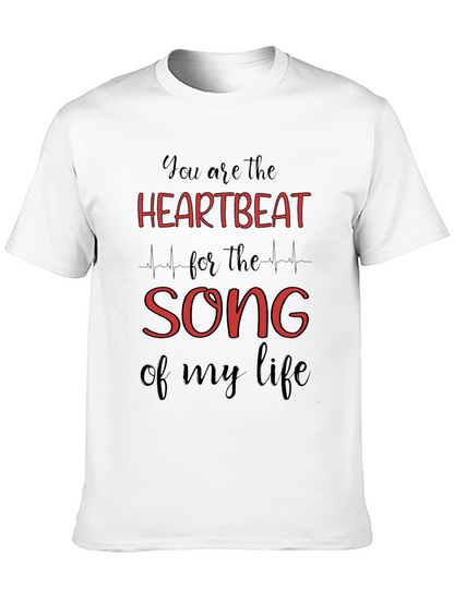 Heartbeat Song Graphic Tee - Black T-Shirt
