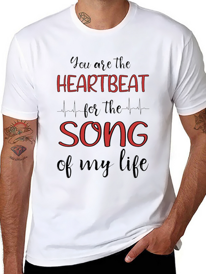 Heartbeat Song Graphic Tee - Black T-Shirt