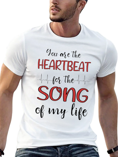 Heartbeat Song Graphic Tee - Black T-Shirt