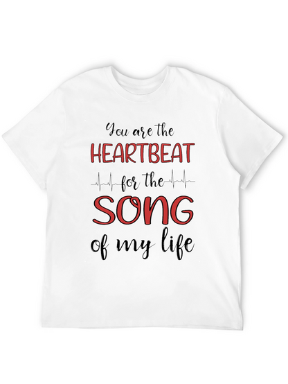 Heartbeat Song Graphic Tee - Black T-Shirt