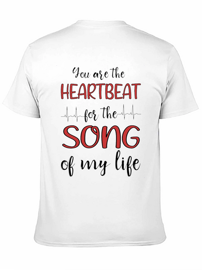 Heartbeat Song Graphic Tee - Black T-Shirt