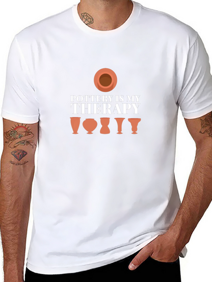Pottery is My Therapy Graphic T-Shirt