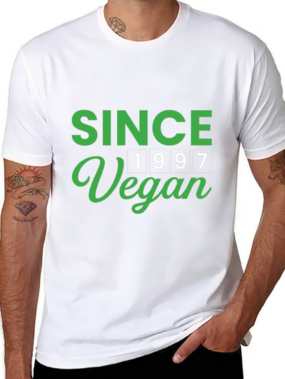 Vegan Since 1997 Black Graphic T-Shirt