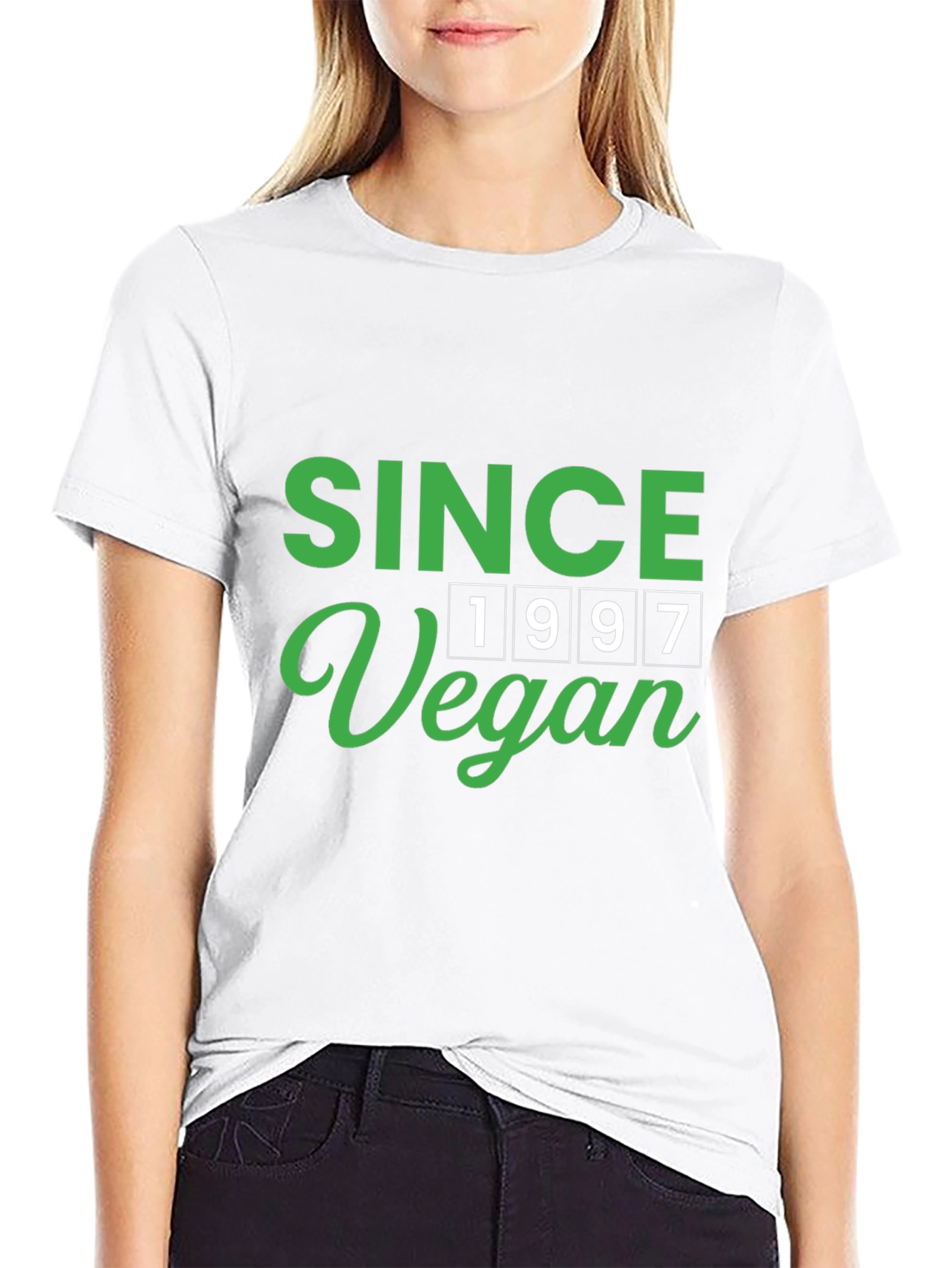 Vegan Since 1997 Black Graphic T-Shirt